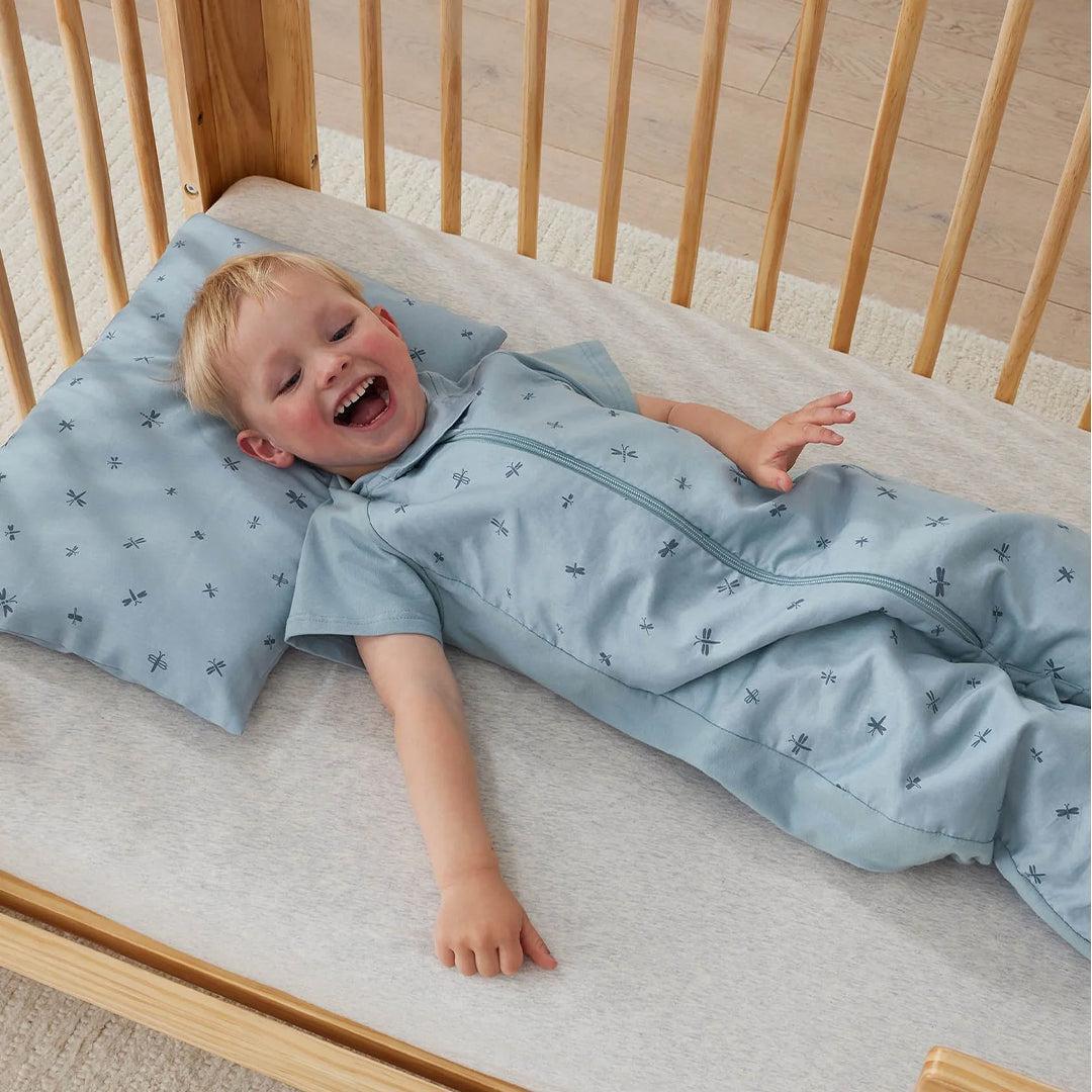 ergoPouch - Organic Toddler Pillow & Case - 0.3 TOG - Dragonflies-Bedding Sets-Dragonflies-Toddler | Natural Baby Shower