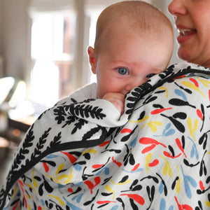Etta Loves Muslin Blanket - Plant-Blankets- | Natural Baby Shower