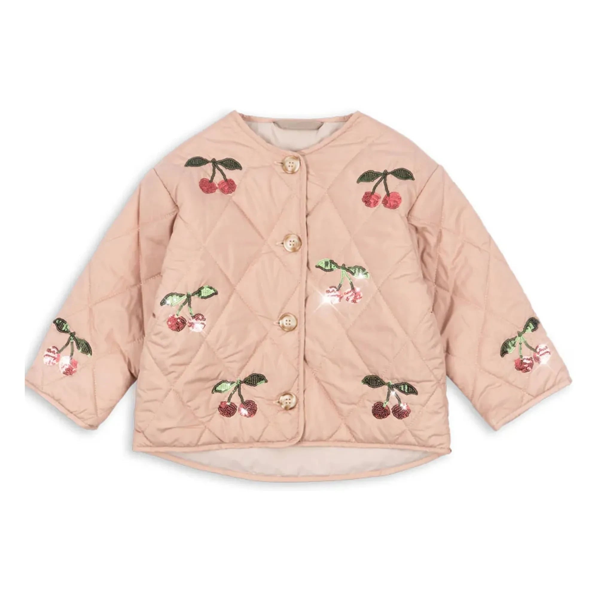 Konges Sløjd - Sequins Flora Cerises Steppjacke | Rosa