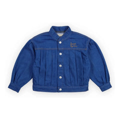the new society - Tulip Denim Jacket | Dark Blue