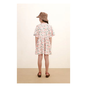 Tinycottons - Cerises organic cotton dress | Light Pink
