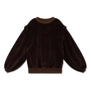 Repose AMS - Cute Organic Cotton Sweatshirt | Chocolate