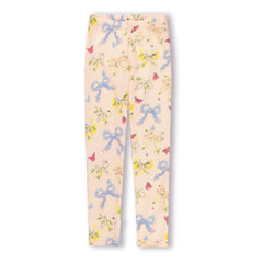 Molo - Niki Leggings Organic Cotton Flowers | Dusty Pink