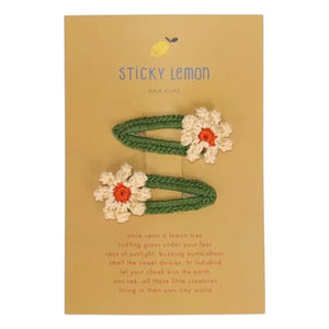 Sticky Lemon - 2’li Daisy toka seti | Sarı