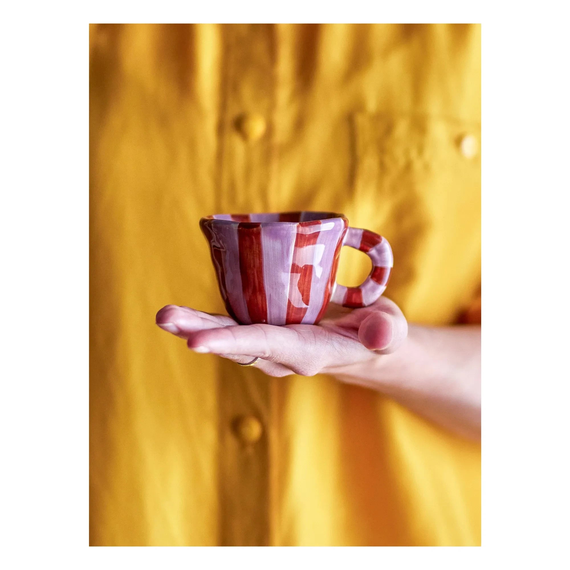 Bloomingville - Stoneware Becher Nini | Rosa