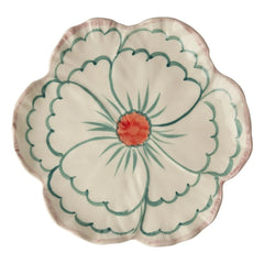 Rice - Fleur Keramik Dessertteller | Grün