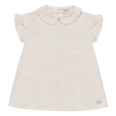 Donsje - Flien Claudine Collar Dress | Heather White