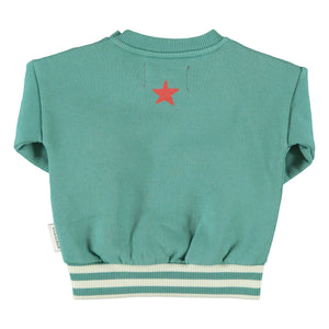 Piupiuchick - Here We Go Sweat Organik pamuk | Yeşil