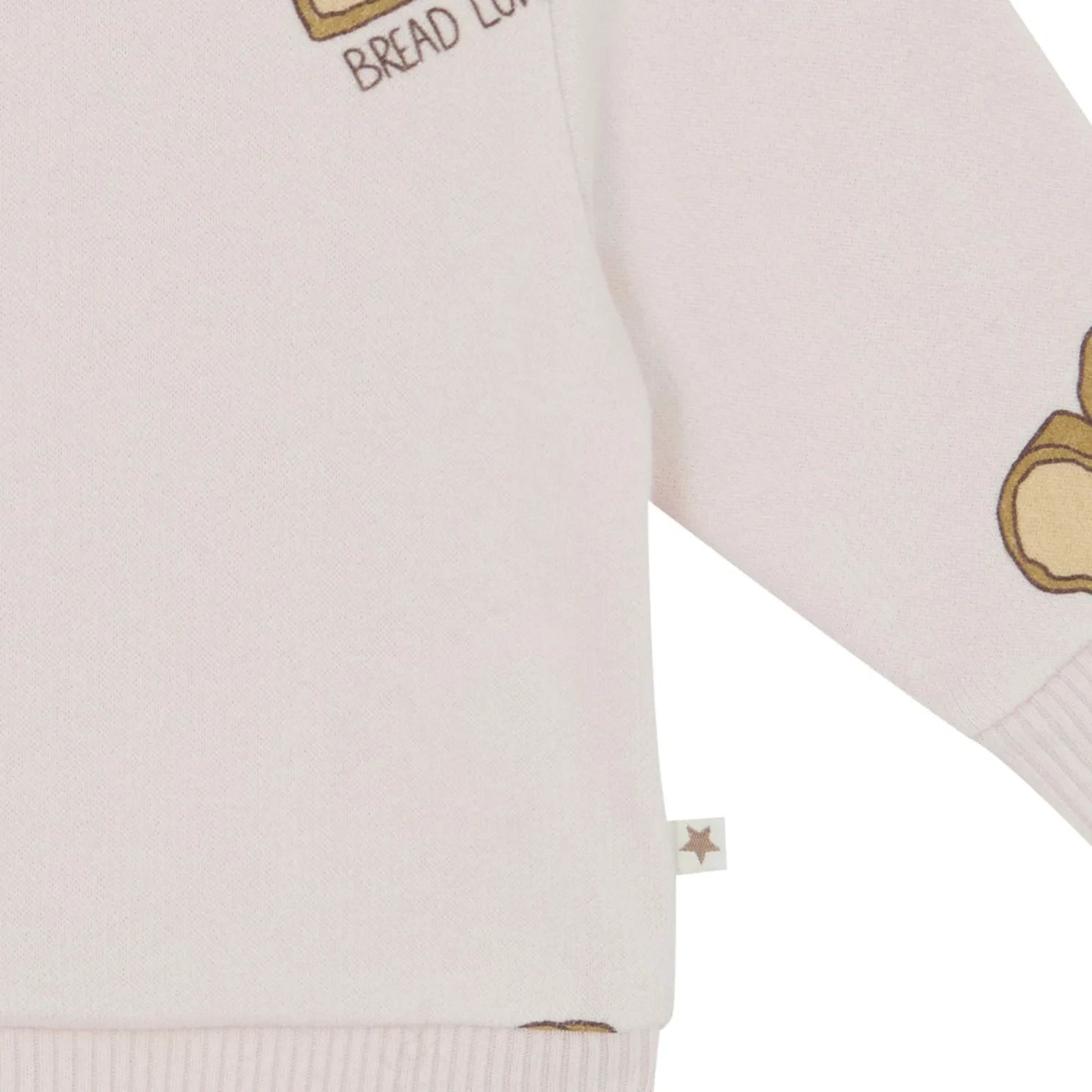Bonton - Pinkes Smily Bread Sweatshirt