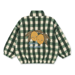 Konges Sløjd - Recycled Fiber Sherpa Jody Checkered Jacket | Green