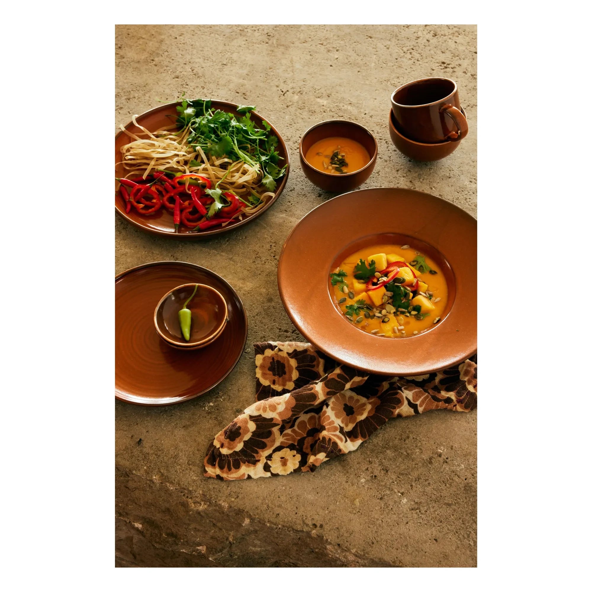 HKliving - Şef seramik kase | Terracotta