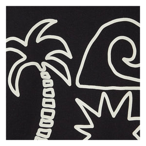 Fabula - Palm tree T-shirt | Siyah