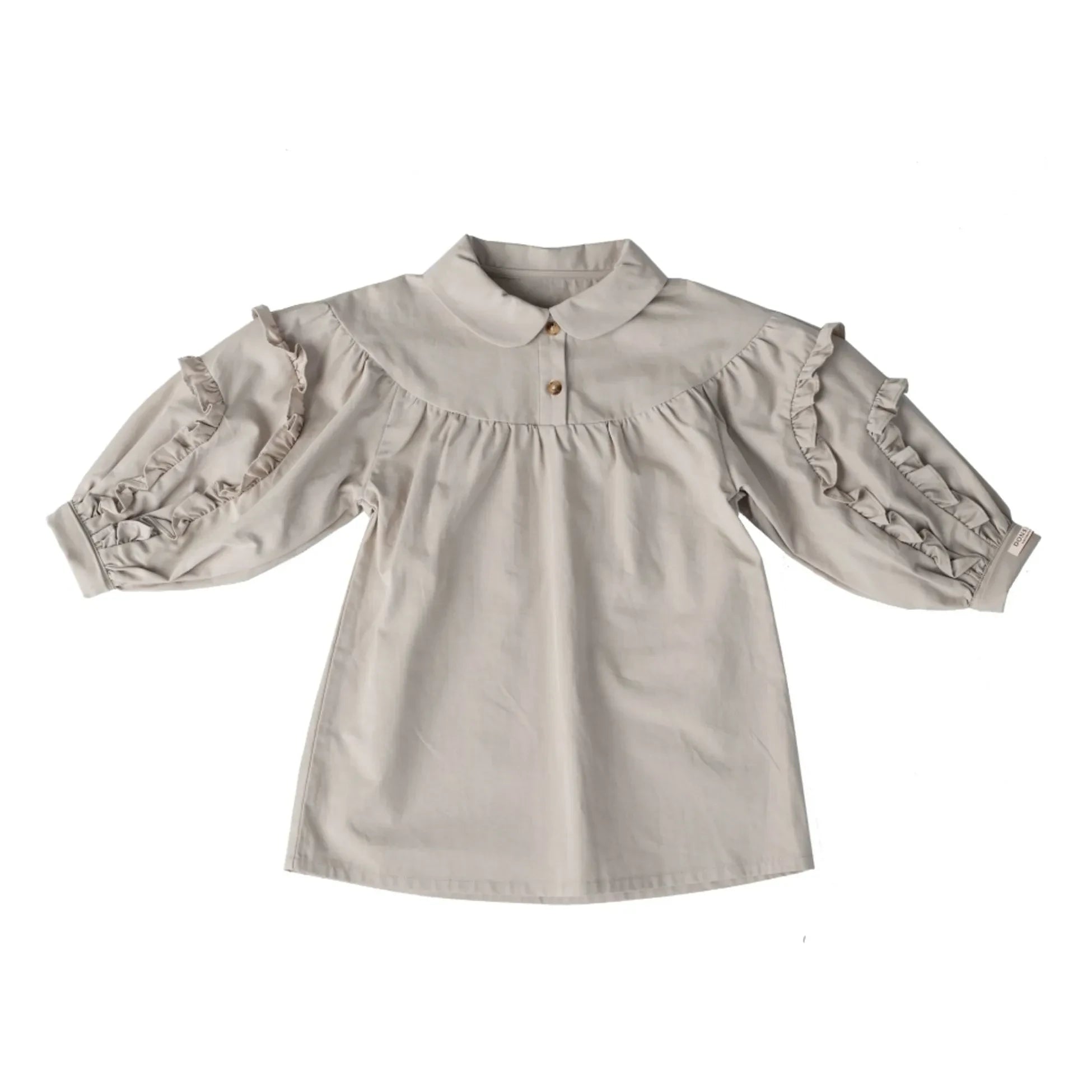 Donsje - Everoux Kleid | Taupe Grau