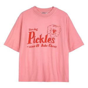 Bobo Choses - The Dog Pickles Organik pamuklu Tişört | Pembe