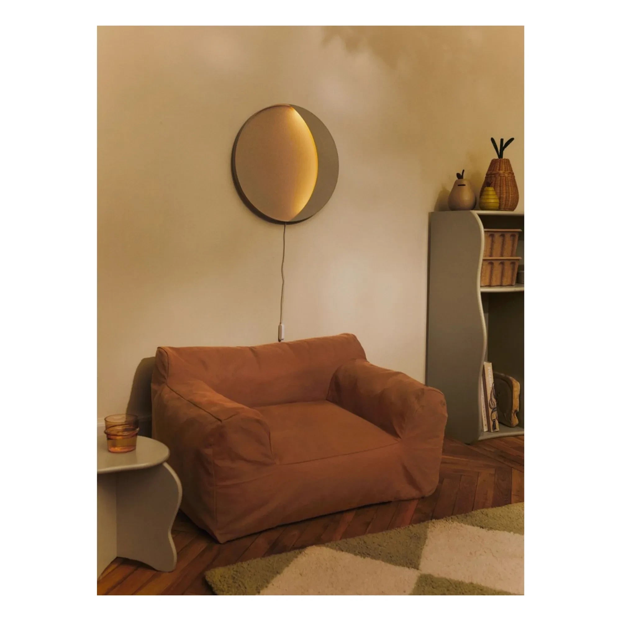 Ferm Living Kids - Billow puf | Hardal rengi