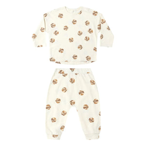 Rylee + Cru - Basketball T-Shirt and Pants Set | Ivory