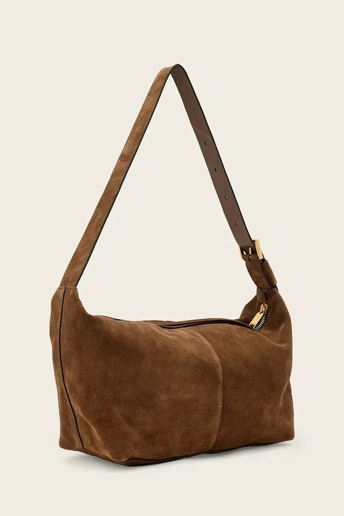 AllSaints kadın süet hobo çanta JEAN