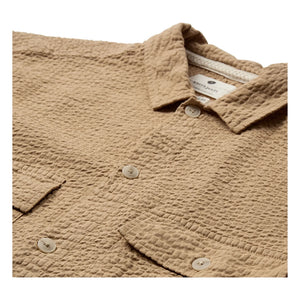 Anerkjendt - Akotto Seersucker Hemd | Beige