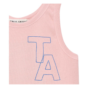 True Artist - Ribbed strap top N°20 | Pale Pink