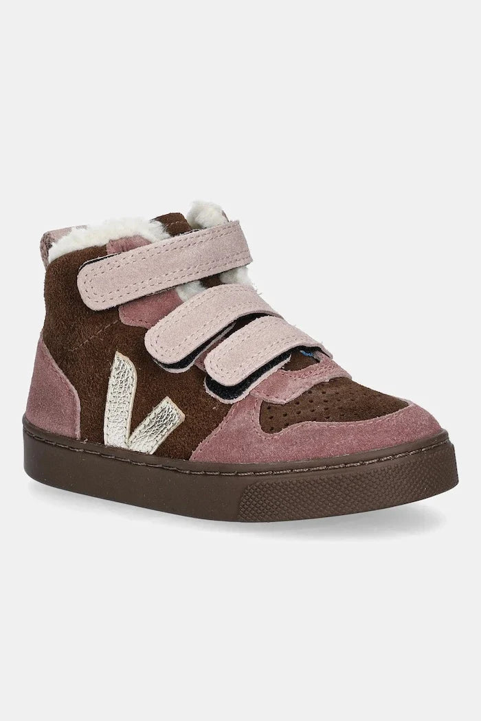 Veja Small V-10 Mid Winter Çocuk Süet Kışlık Ayakkabılar