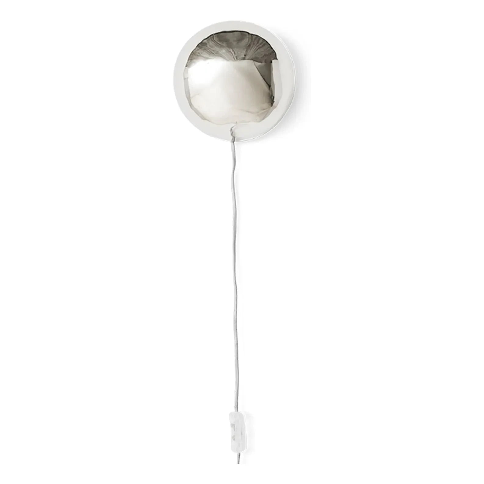HKliving - Orb duvar lambası | Krom