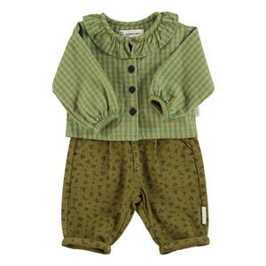 Piupiuchick - Çiçek Desenli Pantolon | Olive
