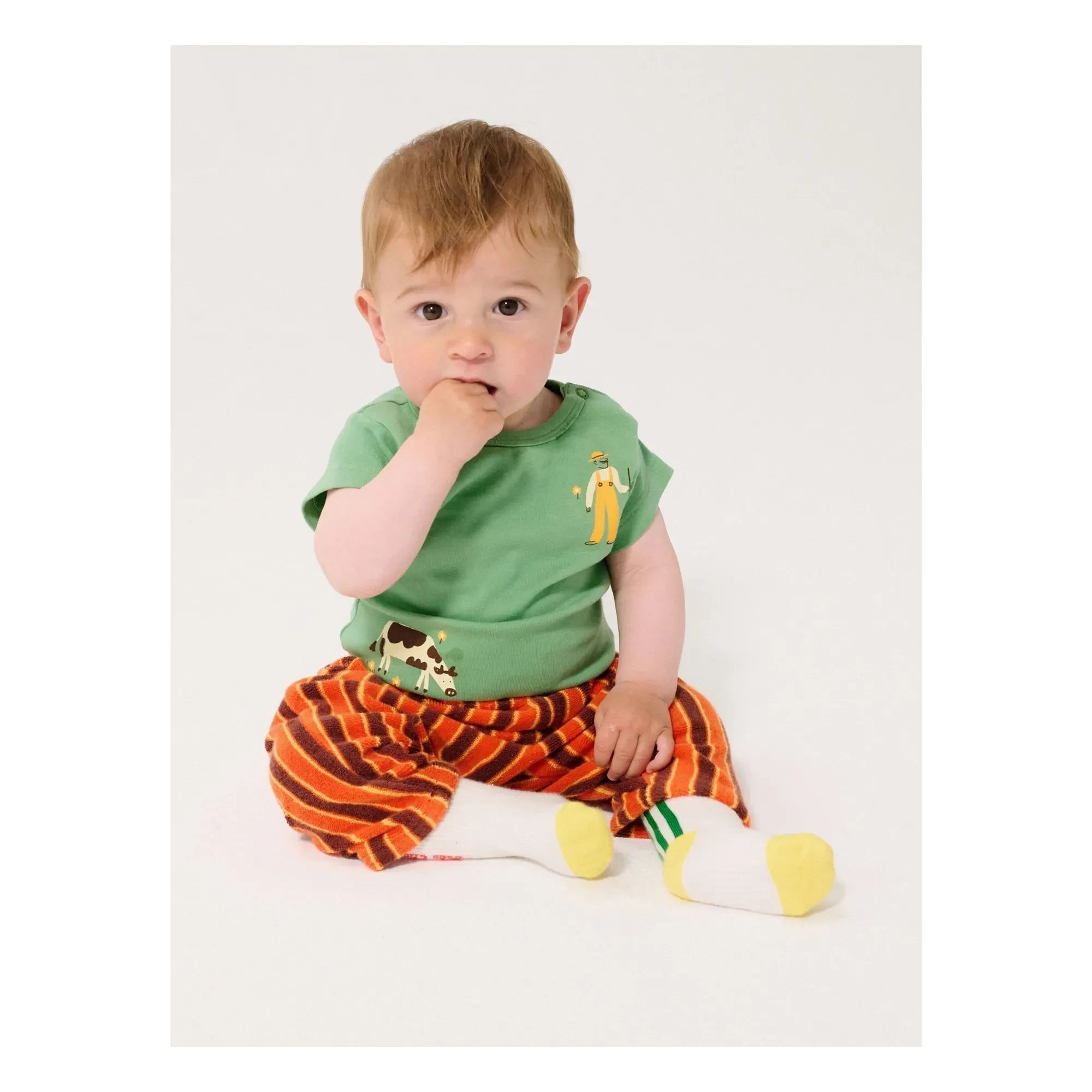 Bobo Choses - Bio-Baumwoll-Body Cow | Grün