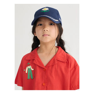 Bobo Choses - Marguerite Hat Made from Recycled Fibers | Navy Blue