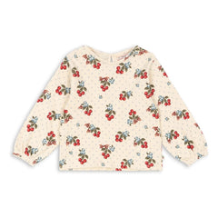 Konges Sløjd - Chleo Cerises Bio-Baumwollbluse | Beige