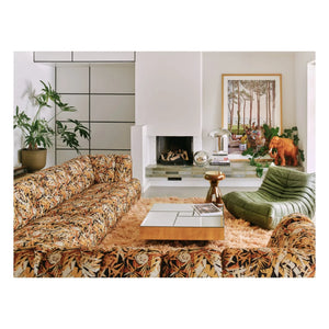 HKliving - Wooden stool | Walnuts