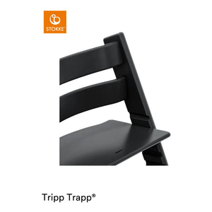 Stokke® - Tripp Trapp® Kayın Ağacı Yüksek Sandalye | Siyah