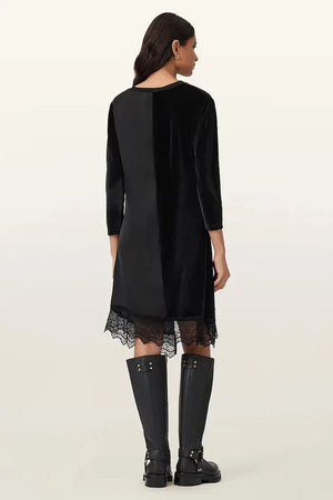 AllSaints Kadife Elbise