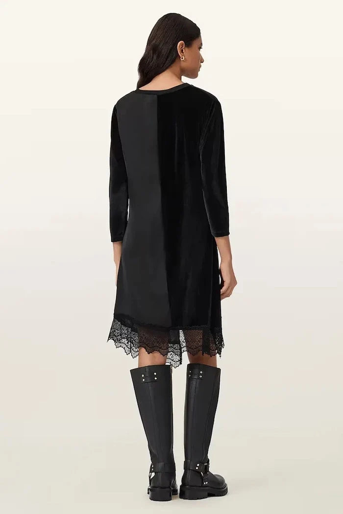 AllSaints Kadife Elbise