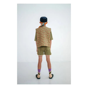 Repose AMS - Organic cotton towel T-shirt | Khaki