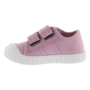 Victoria - Tiras Lona Scratch Sneakers | Pudra pembe