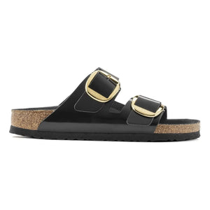 BIRKENSTOCK - Arizona Big Buckle Lackleder Sandale | Schwarz