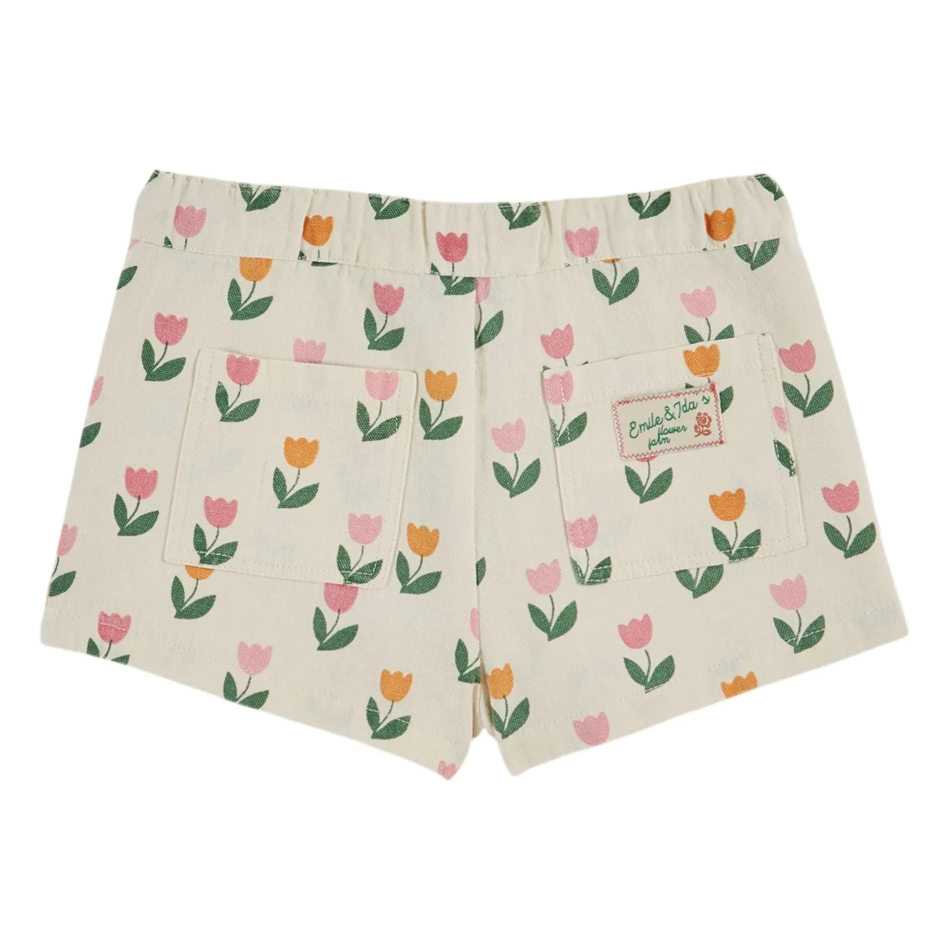 Emile et Ida - Creme Tulpen-Shorts
