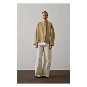 Soeur - Windsor Wollmantel | Heather beige