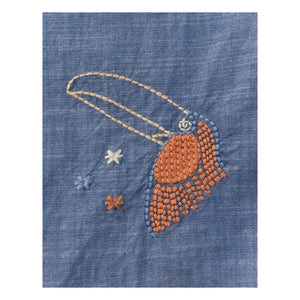 Gingersnaps - Lewis besticktes Chambray-Hemd | Blau