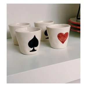 Anna + Nina - Ace of Spades Espresso Cup | Black