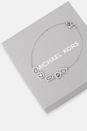 Michael Kors gümüş zirkonlu kadın bilekliği