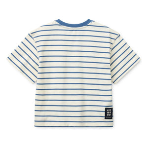 Liewood - Tyler Gestreiftes T-Shirt aus Bio-Baumwolle | Blau