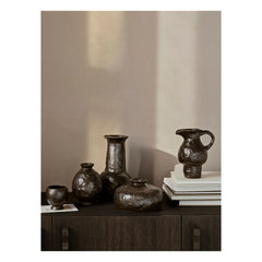 Ferm Living - Doro terracotta uzun vazo | Kahverengi