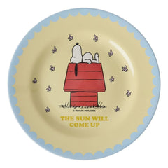 Rice - The Sun Will Come Up Melaminteller - Rice x Snoopy | Creme