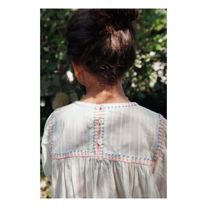 Emile et Ida – Bestickte Bluse | Creme