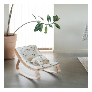 Charlie Crane - Levo Beechwood Chair - Charlie Crane x Rose in April | Ecru