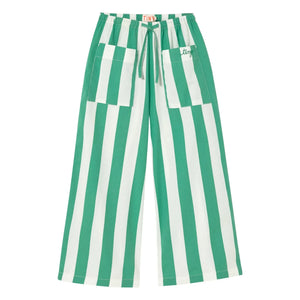 Tinycottons - Grüne Gestreifte Hose