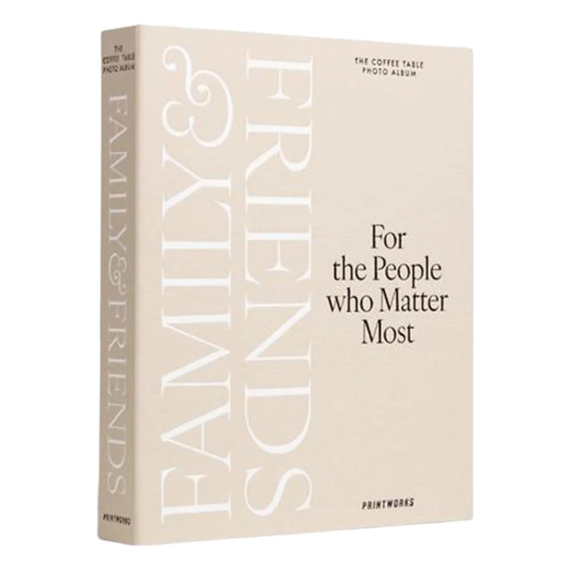 PrintWorks - Familien- und Freunde-Fotoalbum | Beige