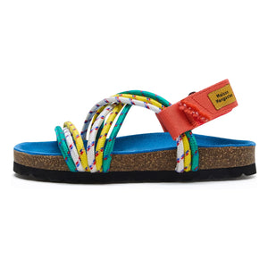 Maison Mangostan - Sandalen mit blauen Kordeln