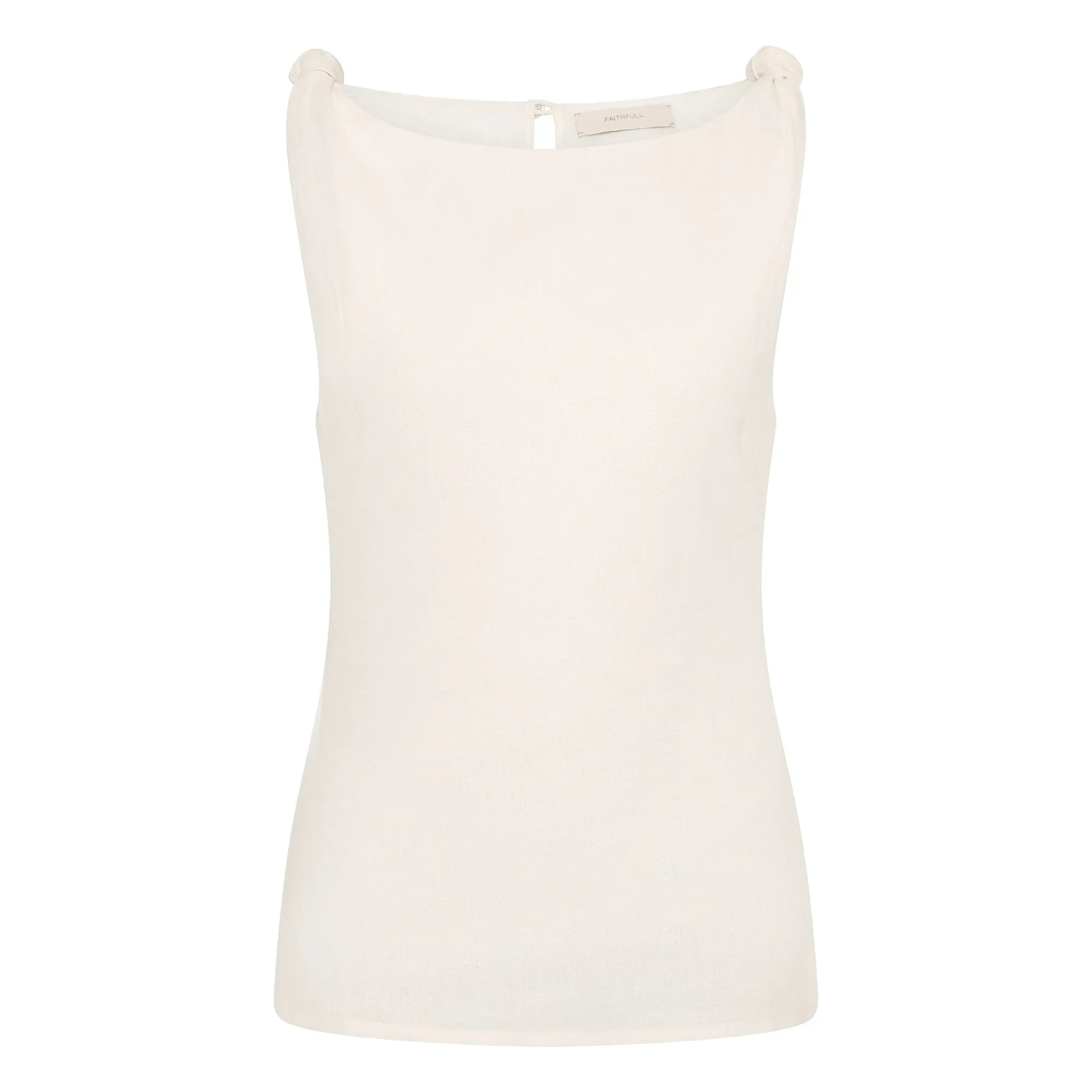 Faithfull the Brand - Ecru Top Flor Keten